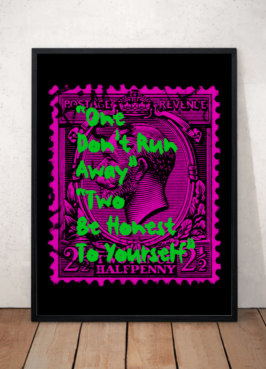 HalfPenny Don't Run Pink Green - Image 4